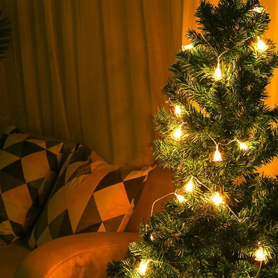 Christmas Lights Indoor Multicolor Light String Christmas Light String Flashing Light Battery Box Christmas Holiday Decoration Warm White Light G