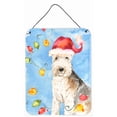 thumbnail image 1 of Christmas Lights Lakeland Terrier Wall or Door Hanging Prints, 1 of 1