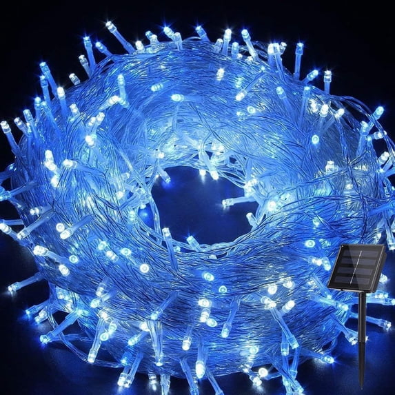 Christmas Lights Led, 100M 800 LED Solar Powered String Lights Outdoor ...