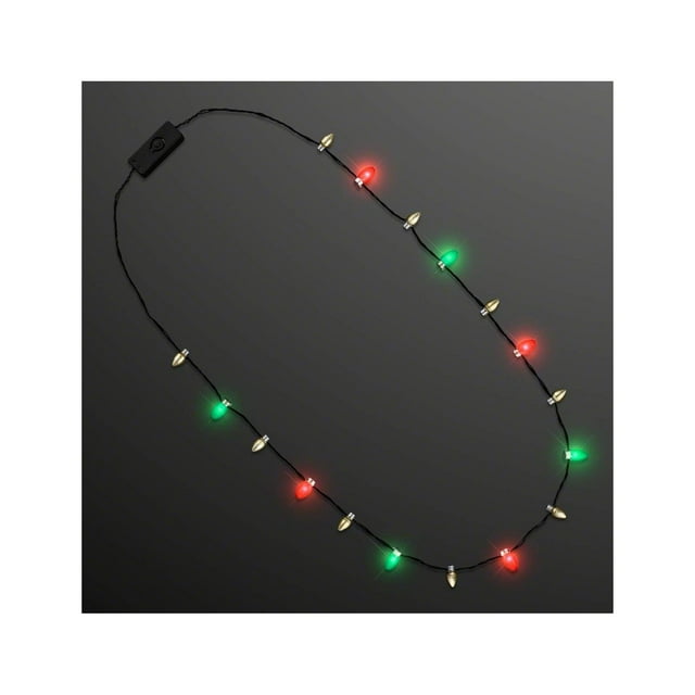 Christmas Lights Mini Bulbs LED Light Up Necklace - Walmart.com
