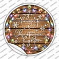 thumbnail image 1 of Christmas Lights Novelty Circle Sticker Decal Medium, 1 of 2