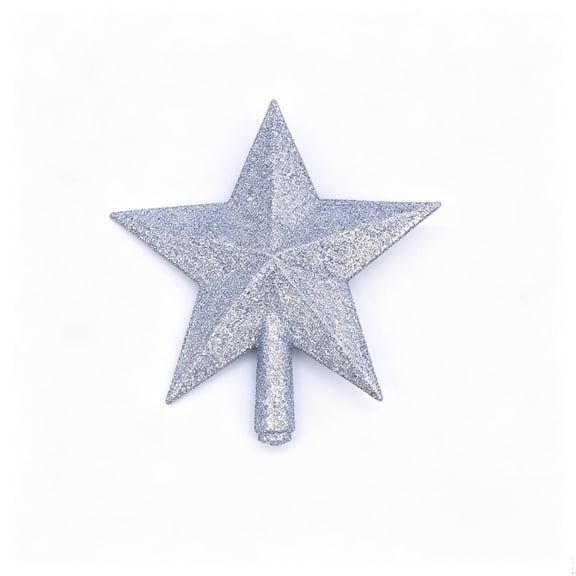 Christmas Lights Outdoor Christmas Tree Top Decoration Pendant Christmas Tree Top Star Christmas Tree Top Powder Five-pointed Star
