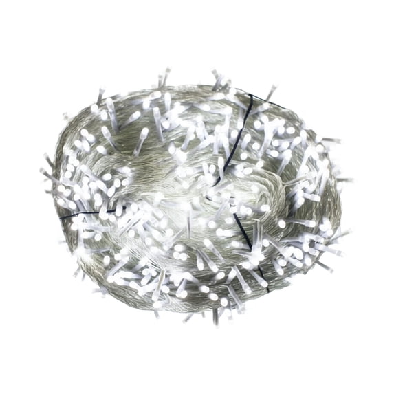 Christmas Lights Outdoor,Plug in Fairy String Lights Clear Wire,8 Modes Waterproof Christmas Tree Light for Indoor Outside Bedroom Party Wedding
