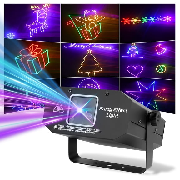 Christmas Lights Projector LED Laser Light Portable APP Controlled For Stage DJ Party Events