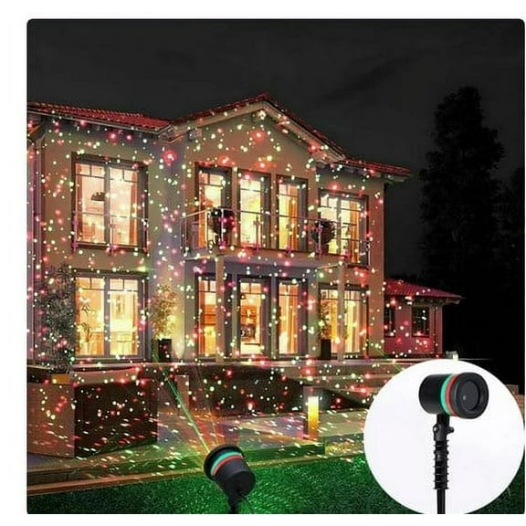 Christmas Lights Projector Laser Light Xmas Spotlight Projectors Waterproof Outdoor Landscape Spotlights for Holiday Halloween Yar
