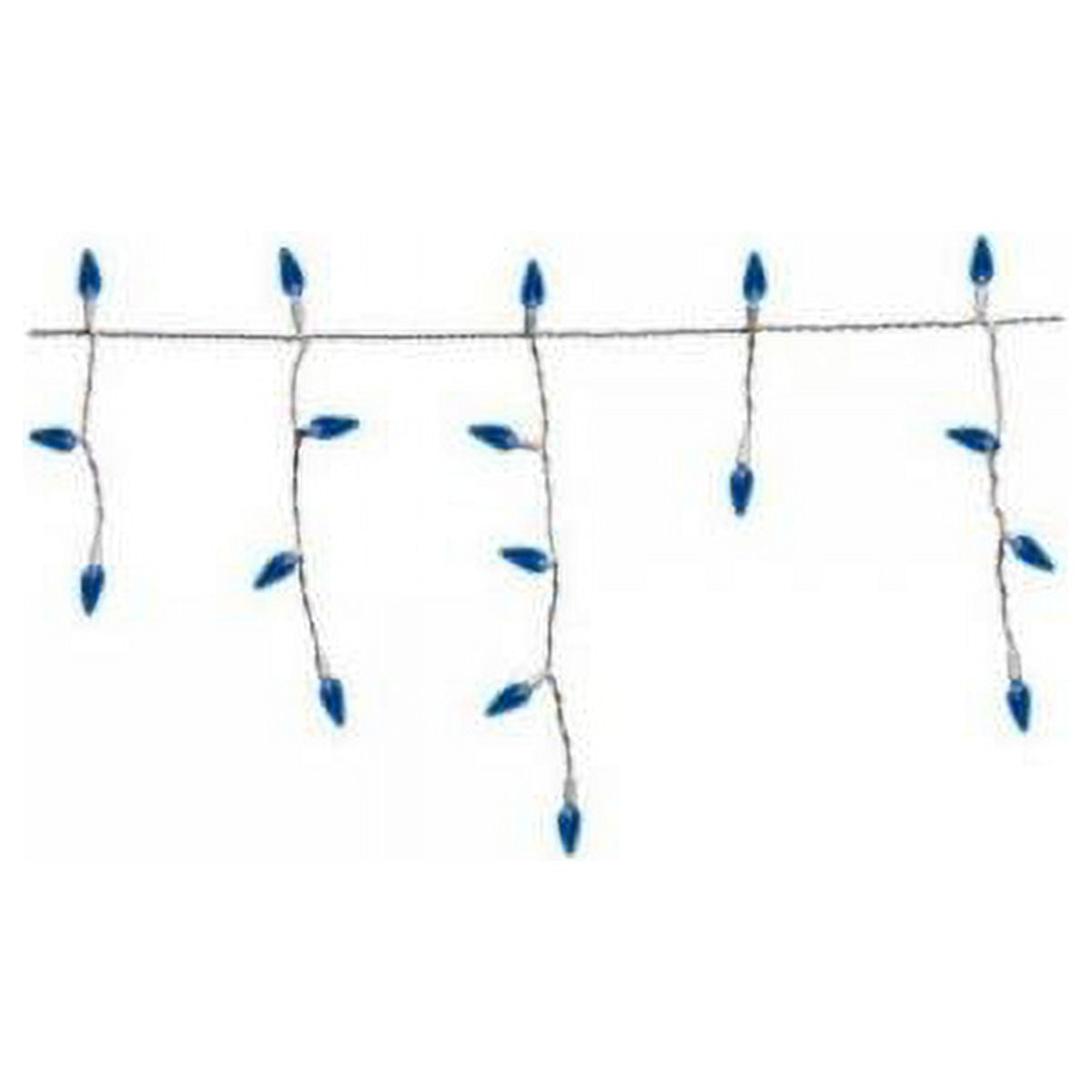 Christmas Lights Set, Blue Icicle Led, 105 Ct., Noma, 4769388