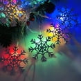 thumbnail image 1 of Christmas Lights Snowflake String Lights - 65 Inch 10LED Multicolor String Lights USB Operated Christmas Decorations Snowflake Decor for Bedroom Mantle Fireplace Porch, 1 of 4