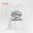 thumbnail image 1 of Christmas Lights Tee T Shirt Graphic Tops Tangled Funny Holiday Design Short Sleeve Round Neck White S-5XL, 1 of 4