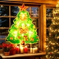 thumbnail image 1 of Christmas Lights, Window Decorations, Hanging Christmas Lights for Windows Battery Operated, Double Sided Acrylic Holiday Stickers for Indoor Outdoor Door Porch Tree Party Decor, 1 of 6