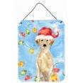 thumbnail image 1 of Christmas Lights Yellow Labrador Retriever Wall or Door Hanging Prints, 1 of 1