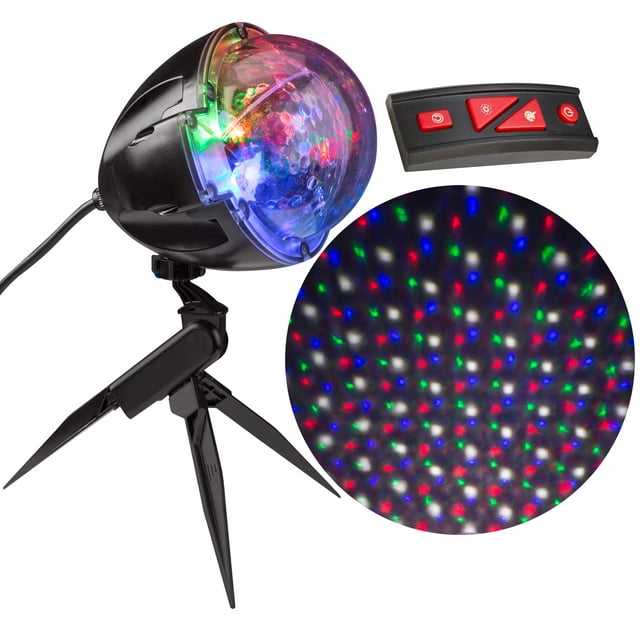 Christmas Lightshow Points of Light Projector with Remote - 114 Programs
