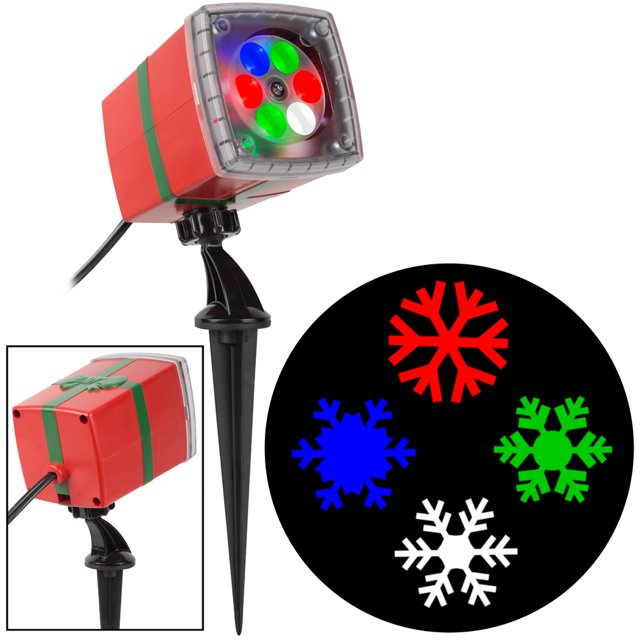 Christmas Lightshow Projection WhirlaMotion SnowFlurry (RWGB