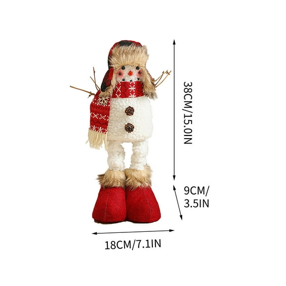 RXMEKW Christmas Long Legs Yuleti Doll,Window Tree Decorations