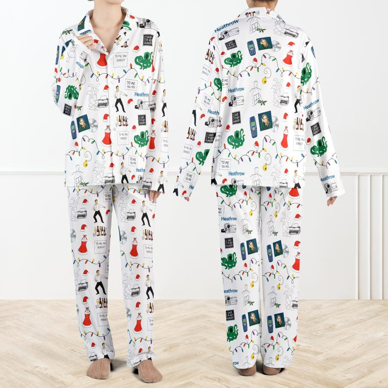 LNFINTDO Matching Couple Pajama Set, Matching Pjs For Couples, Plaid