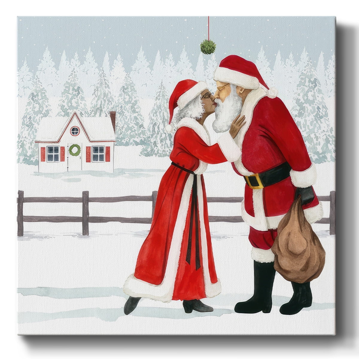 Christmas Love I- Gallery Wrapped Canvas