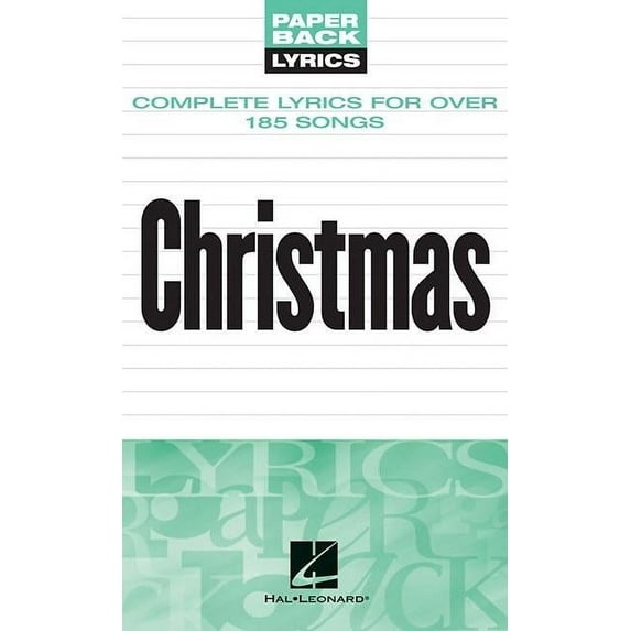 Christmas Lyrics: Paperback Lyrics