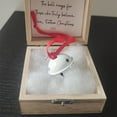 thumbnail image 1 of Christmas Magical Bell Keepsake – Gold or White Iron Christmas Bell with Card & Wooden Box – Holiday Ornament for Kids’ Xmas Eve Box, Tree Hanging & Festive Gift, 1 of 3