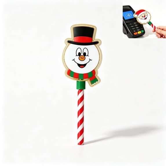 Christmas Magic Credit Card Payment Wand, Contactless Tap‑to‑Pay Wand, Novelty Holiday Gift Accessory