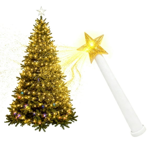 Christmas Magic Light Wand Wireless Remote Control Outlet for Christmas Tree Lights Controller Decorative Xmas Outdoor Indoor Turn on and Off Magic Wand Switch Kit
