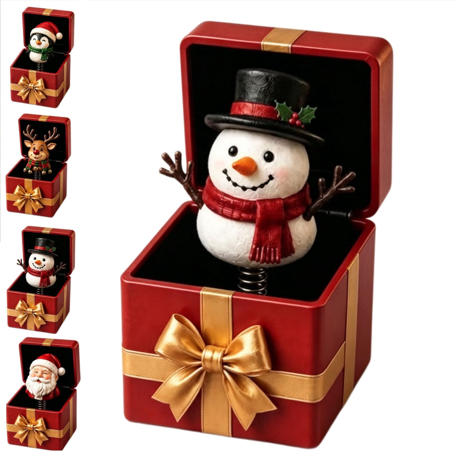 Spring Box Big Christmas Magic Pop-Up Gift Box, Christmas Surprise Gift Box Explosion ...