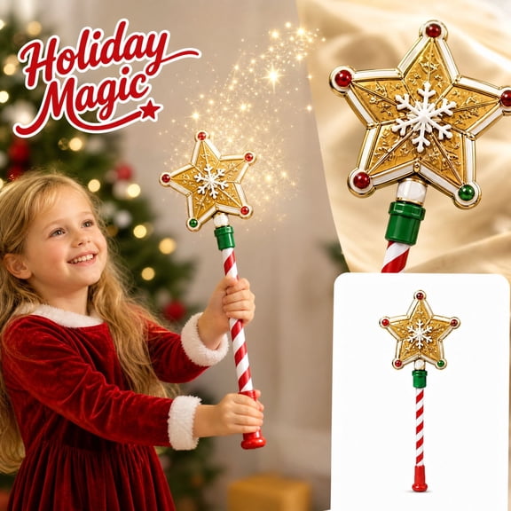 Christmas Magic Wand,Generic Christmas Magic Payment Wand,Cute Holiday Magic Wand Credit Card Holder,Turn Every Tap Into Holiday Magic