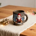 thumbnail image 1 of Christmas Magic Woodland Cracked Mug - Festive Drinkware for Home Kitchen Decor, Unique Cracked Glaze Design Mug for Hot Cocoa & Coffee, Perfect Christmas Gift for Family & Friends, 3.7*4.3in, A, 1 of 7