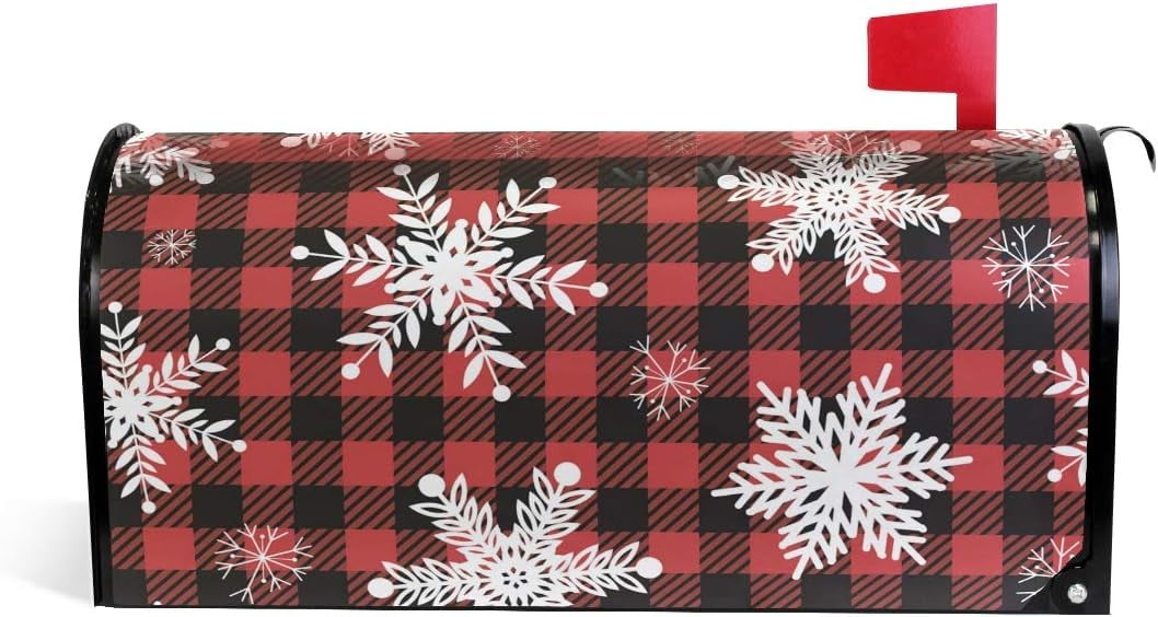 Christmas Magnetic Mailbox Cover for Standard Mailboxes