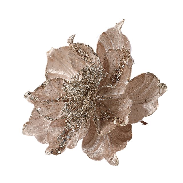 Christmas Magnolia Flowers Decorative Tree Ornaments Artificial Flowers