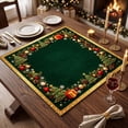 thumbnail image 1 of Christmas Mahjong Mat, 23.62 Inch Christmas Theme Square Table Cover, Non-slip Noise Reduction Base, for Poker Domino Board Game Mahjong Party Night Use(C), 1 of 7