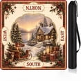 thumbnail image 1 of Christmas Mahjong Mat,31.5 * 31.5 Inch Non-Slip Noise Reduction, American Mahjong Mat for Table , Waterproof Surface Mah Jongg Mats for Poker, Card, Dominoes, Board & Tile Games, 1 of 7