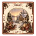 thumbnail image 1 of Christmas Mahjong Mat 31.5 Inch Waterproof Diatom Mud Non‑Slip Mahjong Tablecloth for Holiday Family Game Nights & Festive Home Decor, 1 of 6