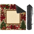 thumbnail image 1 of Christmas Mahjong Mat 31.5 x 31.5 Inch Waterproof Noise Reducing Base with Storage Pouch, Quick-Dry Mahjong Table Cloth, Classic Mahjong Gifts for Game Lovers, 1 of 9