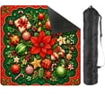 thumbnail image 1 of Christmas Mahjong Mat 31.5 x 31.5 Inch Waterproof Noise Reducing Mat with Carry Bag, Sturdy Construction Mahjong Table Mat, Fit for Daily Casual Gaming Sessions, 1 of 9