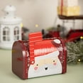 thumbnail image 1 of Christmas Mailbox Tin Box - Festive Metal Holiday Decor with Storage, 5.31X4.92X3.14 Inch for Tabletop Mantle Gifts Cards Seasonal Display, 1 of 9