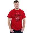 thumbnail image 1 of Christmas Make It Rain Dear Santa Plus Size Crewneck Graphic Tee Shirt Brisco Brands 3X, 1 of 2