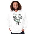 thumbnail image 1 of Christmas Make It Rain Dear Santa Unisex Plus Fleece Graphic Hoodie Brisco Brands 2X, 1 of 5
