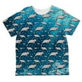 thumbnail image 1 of Christmas Manatee Floaty Potato Pattern All Over Toddler T Shirt Multi 6T, 1 of 2
