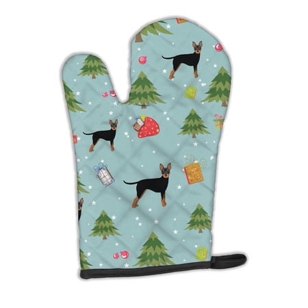 Christmas Manchester Terrier Oven Mitt
