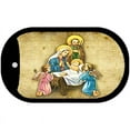thumbnail image 1 of Christmas Manger Novelty Metal Dog Tag Necklace DT-XMAS-09 2" x 1" Dog Tag (DT), 1 of 1