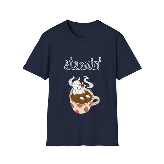 Christmas Marshmallow Holiday Mug Steamin' Novelty T-shirt