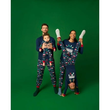 Christmas Matching Family Pajamas Set from Holiday Time, 2-Piece, Sizes S-XL