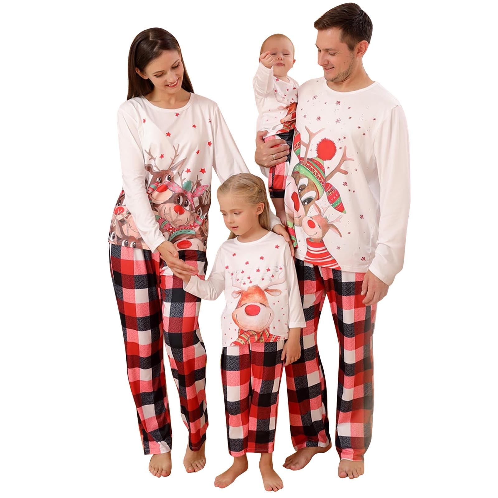 Christmas Matching Jammies for Family, Family Christmas Pjs Matching Plus Size Christmas Pajamas Family