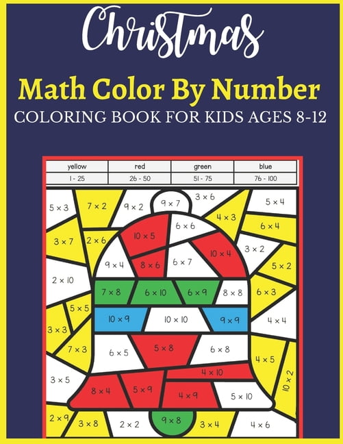 Color By Numbers Book For Kids Ages 8-12: Color by Numbers