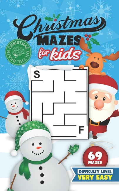 Big Christmas Mazes for Kids Ages 4-6: 100 Easy Maze Puzzles, Screen-Free  Fun, Great Gift Ideas for the Holidays, Activity Book