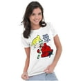 thumbnail image 1 of Christmas Member of Naughty List Women's T Shirt Ladies Tee Brisco Brands X, 1 of 5