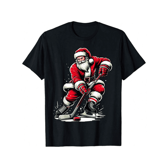 Christmas Men Adult Shirt – Jolly Santa Graphic Tee, Holiday Gift for Him