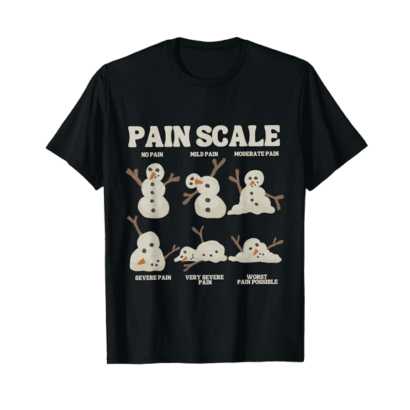 Christmas Men Adult Shirt – Snowman Christmas Graphic Tee for Festive Holiday Season