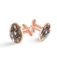 thumbnail image 1 of Christmas Men's Stainless Steel Shirt Cufflinks Set - Suitable for Formal Attire - Ideal for Business Meetings and Special Occasions, 1 of 6