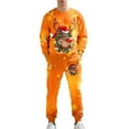 thumbnail image 1 of Christmas Men's Sweatsuit 2 Piece Sets Casual Men's Jogging Tracksuit Set Xmas Graphic Print Pullover Hoodie Pants Sweat Suit for Men Cozy Fall Winter Athletic Track Suit Outfits, 1 of 5