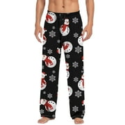 Christmas Mens Casual Pants Pajama Pants With Drawstring And Pockets Christmas Gift with Foam Tech Pants